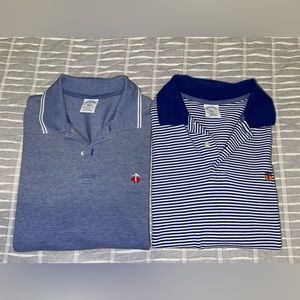 Lot of 2 Brooks Brothers polo shirts. Size medium
